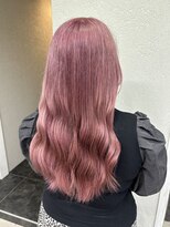 アジールヘア 所沢プロペ通り店(agir hair)&nbsp;ハイピンクカラー所沢ブリーチハイトーンピンクラベンダー