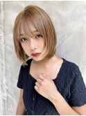  大人ガーリー×似合わせカット【髪質改善／縮毛矯正】