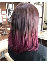 ヘアーショップ エヌアンドエー 幸手店(hairshop N&A) 髪質改善カラー×ミディアムストレート/グラデーションカラー