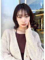 ソワ 錦糸町(soi)&nbsp;ミディアムレイヤー_ グレーベージュレイヤーロング前髪パーマ