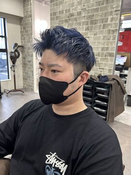 レド(LeDo) ジェットモヒカン/メンズブリーチ／ネイビー