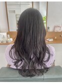 【ロング】【レイヤー】暗髪ローレイヤー