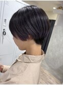 丸みショート(髪質改善/ダブルカラー/ケアブリーチ/ケアカラー)