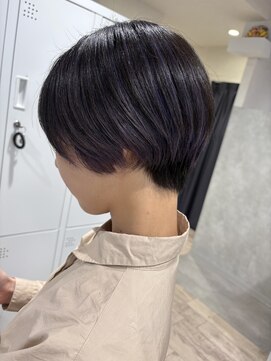 ユニバーストーキョー 池袋西口店(universe tokyo) 丸みショート(髪質改善/ダブルカラー/ケアブリーチ/ケアカラー)