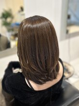 ノア(no_a) エイジングケアにも◎ダメージレスカラー×オリーブグレージュ