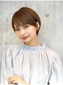 透明感【髪質改善】内巻き艶感ショートボブ小顔レイヤーカット