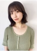 ショートボブハイライトレイヤーカットヘアセット/鹿児島/天文館