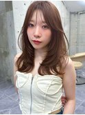 韓国ヘアグレージュカラーブリーチ無し髪質改善トリートメント