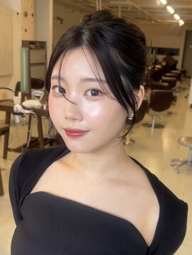 キアラ(Kchiara) 顔周りカット小顔レイヤー透明感カラーkchiara天神新名敬子