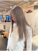 ブリーチ/ホワイトベージュ/ベージュカラー/髪質改善/銀座/30代