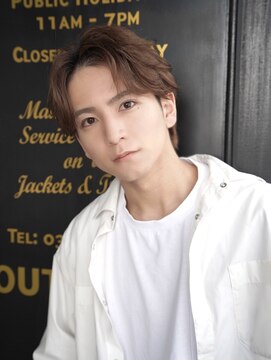 クオルヴィラ 立川北口(QOL villa) ニュアンスセンターパートフェザーパーマ毛流れセンターパート