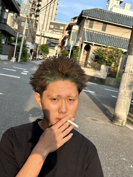 スウェル 千葉店(Swell) スパイキーショート×ルーツカラー