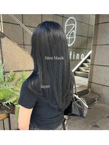 ヘアーアンドメイク ビス(HAIR&MAKE bis) ブルーブラック/髪質改善トリートメント/暗髪【黒田あさみ】