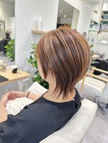 ブランシュ 南行徳店(BLANCHE)&nbsp;ウルフカット/小顔/センターパート/デザインカラー