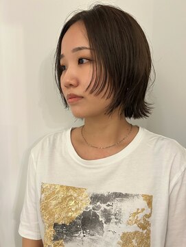 ニーム(nimes) hibico ボブレイヤー×くすみカラー