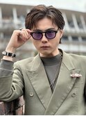 men's/メンズ/曲がる縮毛矯正/センターパート/縮毛矯正/池袋