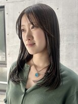 スミス 秋葉原(Smith)&nbsp;顔周りレイヤー/オリーブカラー/髪質改善