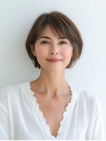 e.m.a プレミアムビューティーサロン 栄駅店(e.m.a PREMIUM BEAUTY SALON)&nbsp;ボブ/イメチェン/外ハネボブ/美髪/ワイドバング/髪型