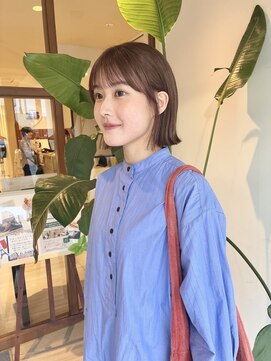 美容室 アイディー i-dee ぱっつんボブ