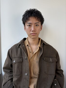 アンフェインド02(UNFEIGNED 02) MEN’S HAIR/ルーズショート/ピンパーマ/伏見丸の内