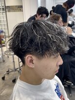 フィフスパーク(fifth PARK) 渋谷メンズハイライトカラー緩めシャドウパーマメッシュカラー