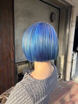 スロウ(Slow)&nbsp;デザインカラー×青水色×シルバー