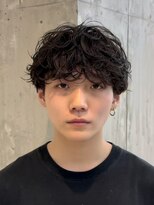 フィフスパーク(fifth PARK)&nbsp;無造作シャドウパーマのマッシュスタイル◎