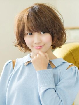 ロンド ルージュ 銀座店(Lond rouge) 【Rouge】ナチュラルな抜け感☆厚めバングも大人カワイイ