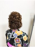 ハーフアップ