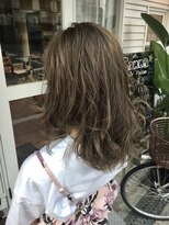 カンナヘアーメゾン(Canna hair maison) 【梅田中津canna】ハイライト×マットグレージュ 20・30・40代