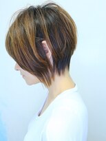 ラウンジ モリオ イケブクロ(Lounge MORIO Ikebukuro) 【morio池袋】2018年秋冬流行る大人可愛い前下がりショート♪