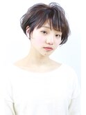 黒髪丸みショートヘルシーレイヤー【RENJISHI KICHIJOJI】