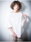 *bliss川口*ふわくしゅ無造作感★くせ毛風ラフボブx