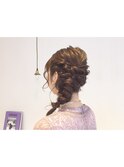 サイド編みおろし