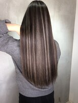 アンダーバーホワイトモデ 河内長野(_WHITE mode)&nbsp;ハイライト　外国人風　グレージュ　千代田×河内長野