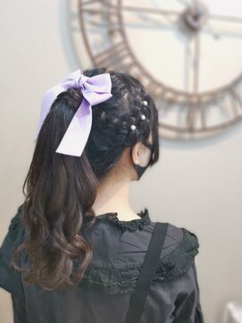 ヘアセットサロン ミント(Hair set salon MINT) アレンジポニー