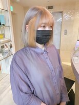 ソワンドブレスセルン 心斎橋(soin de brace cerne)&nbsp;ホワイトカラー×シアーオレンジ