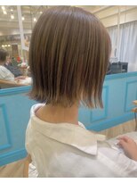 ロンド ストラーダ 心斎橋(Lond strada)&nbsp;エアリーロング×ピンクベージュ×美髪［髪質改善/縮毛矯正］