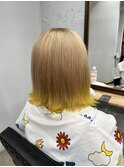 外ハネBOB×イエローテール