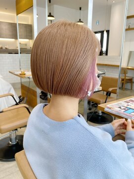 オートル 綱島店(AUTRE by FUGA hair) ミニボブ*インナーカラー/フェイスフレーミング