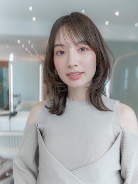 メゾンバイハバナ(maison by HAVANA) 大人ガーリープリカールチョコレートベージュレイヤーボブ