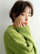 スクエアウーノ 博多(SQUARE＊UNO HAKATA)&nbsp;マッシュショート　シースルーバング　ダークブラウン