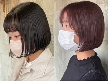 ミルヘアデザイン(mil hair design)の写真/透け感のあるショートスタイルが大人気◎高い再現性で自宅でも簡単スタイリング＊[ショートボブ/ブリーチ]