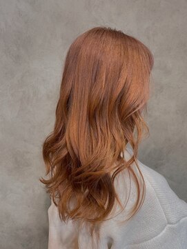 オーガニック ヘアサロン クスクス(organic hair salon kusu kusu) ベージュピンク×ゆるふわ