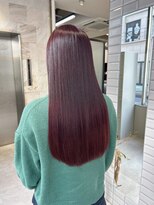 リリー(Lilley)&nbsp;【lilley 稲永麻衣】髪質改善+ブリーチなしカラー+天神韓国ヘア