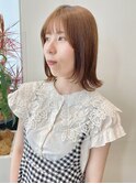 切りっぱなしボブ*レイヤー*外ハネボブ*くびれヘア*前髪カット