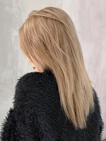 アルバム 池袋(ALBUM)&nbsp;フレンチカジュアルグレーベージュレイヤーロング_ba496621