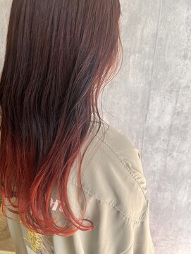 ソラ ヘアデザイン(Sora hair design) orange color
