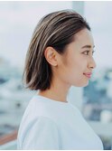 切りっぱなしボブ/20代/30代/40代/50代/西阿知/イオン倉敷