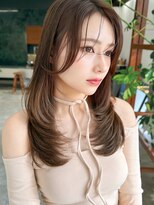 ソピ バイ インビテーション(sopi by invitation)&nbsp;“NARUOKA”秋色/マロンブラウン/ウルフ/高めレイヤー/20代30代